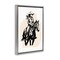 Stupell Industries Saddle Sisters Cowgirl Framed Floater Canvas Wall Art Design by Andrea Haase